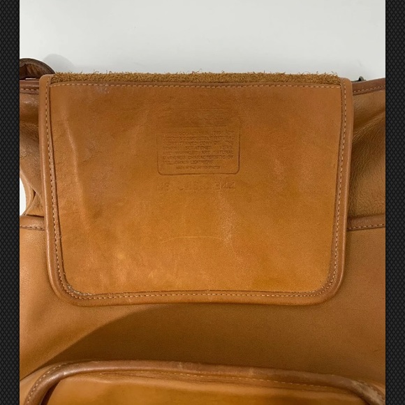 Authentic Vintage Coach Brown Tan Camel Bucket - Picture 7 of 8